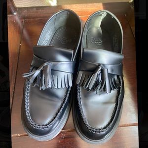Dr. Martens Black Tassel Loafers